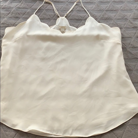 J. Crew Factory Tops - J. Crew Scalloped  Cami